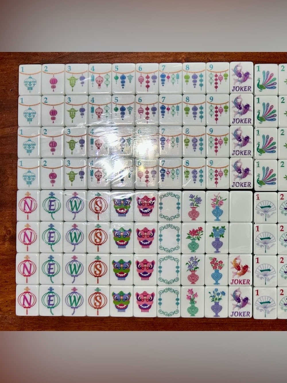 #Mahjong Tiles Set Lantern Edition